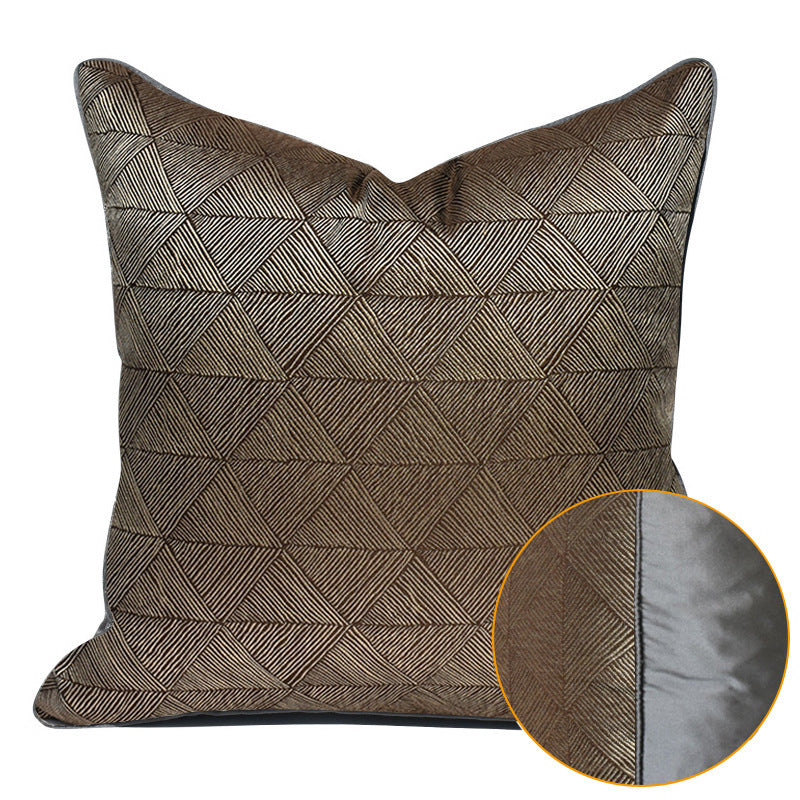 Modern Minimalist Brown Living Room Sofa Cushion Cushion