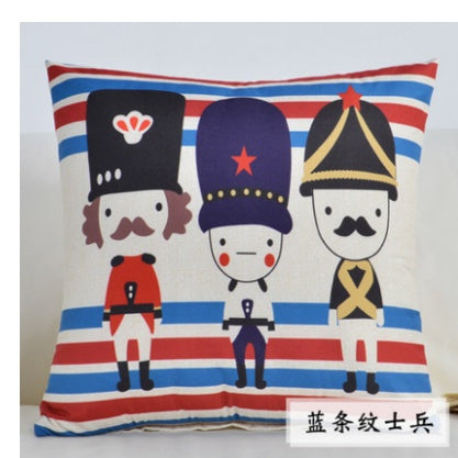 Square back cushion head cushion set square pillow cartoonpillow core pillow car small animal sofa