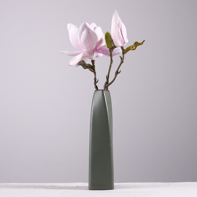 Premium Green Hydroponic Vase - Home Tea Ceremony Decoration Centerpiece