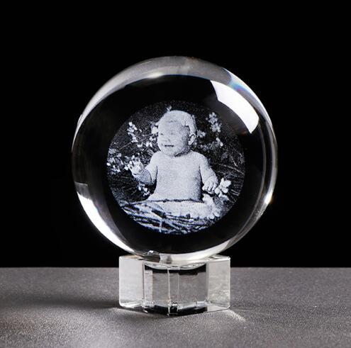 Premium Custom Glass Ball Crystal Decoration - Home Crystal Ball Ornament