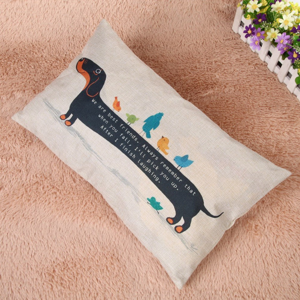 Linen cotton linen pillowcase cushion cover