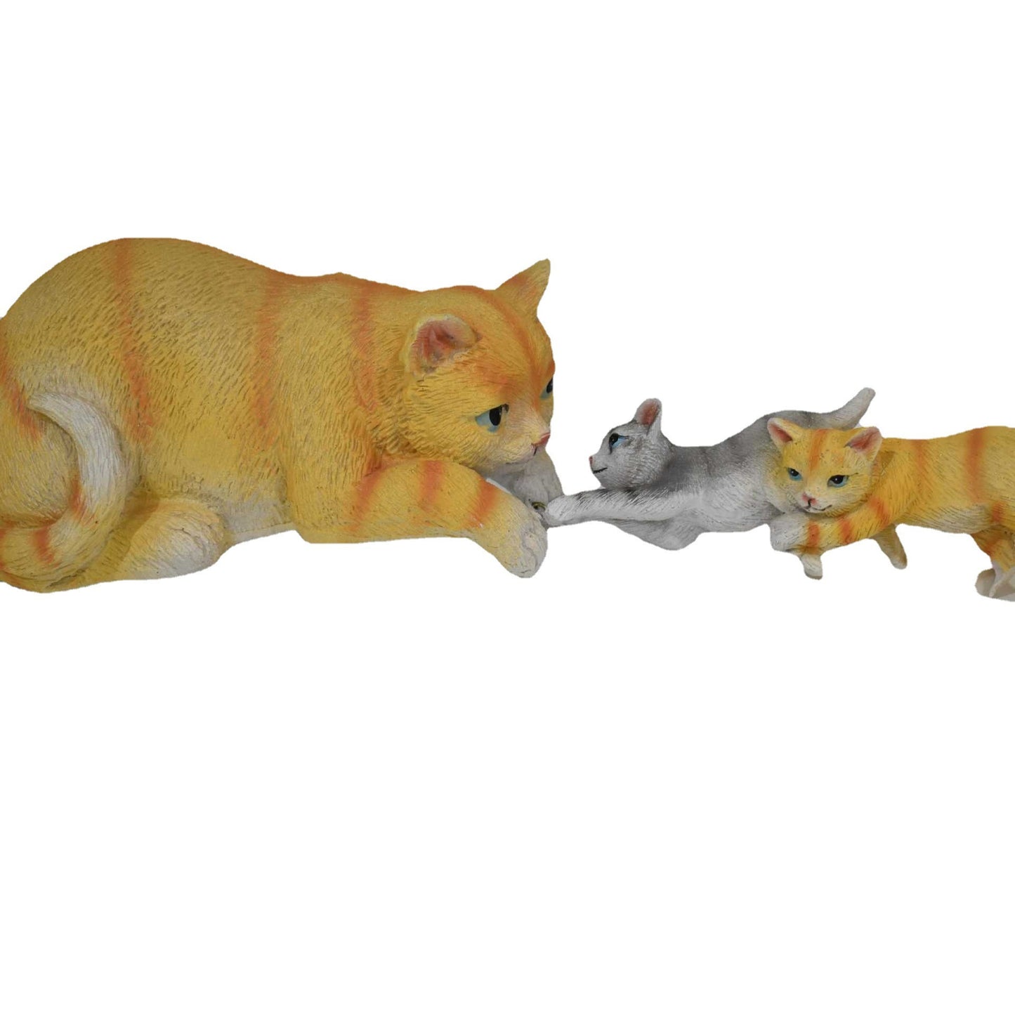 Premium Cat & Bear Resin Ornaments - Creative Cartoon Home Decoration Set