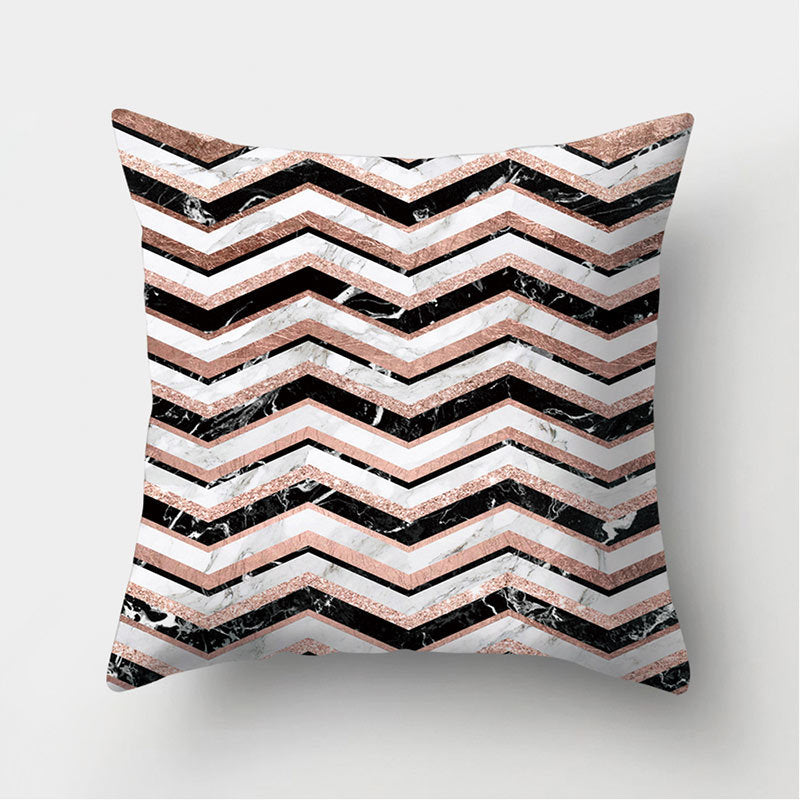 Leather Velvet Pillowcase Sofa Cushion Cover - Luxury Textured Throw Pillow for Home