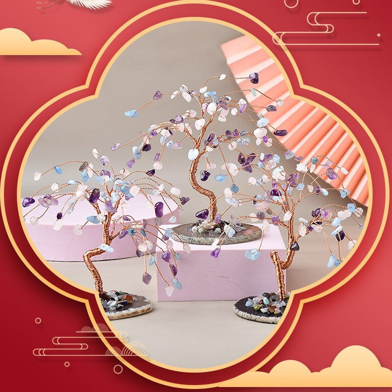 Premium White Crystal Rubble Decoration - Natural Home & Office Ornament