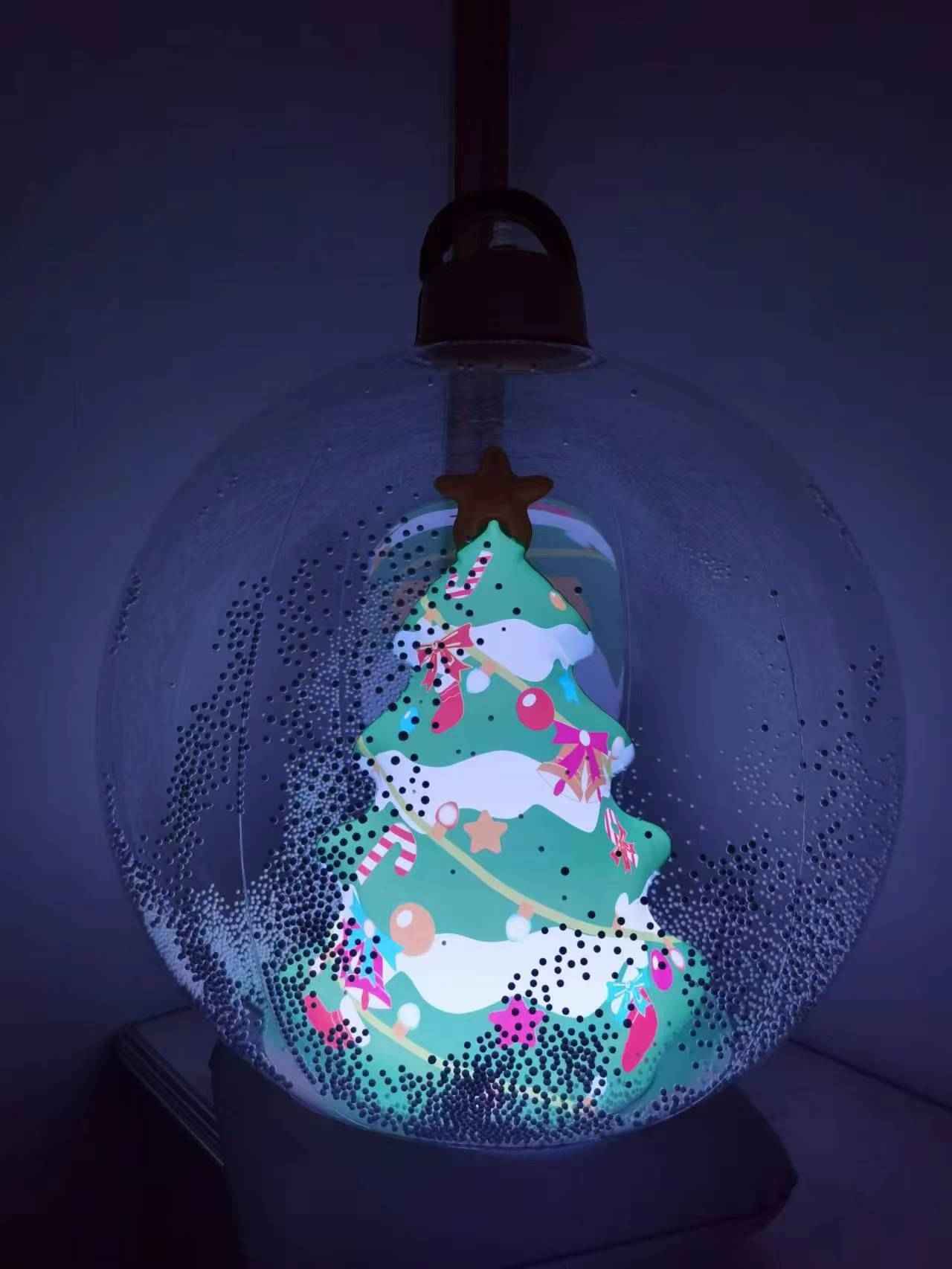 Inflatable Christmas Ball 60cm - Santa Claus Tree Snowman Hanging Decoration - DropOnline.co