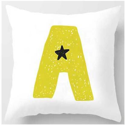 Cute Design Alphabet L Cushion Cover