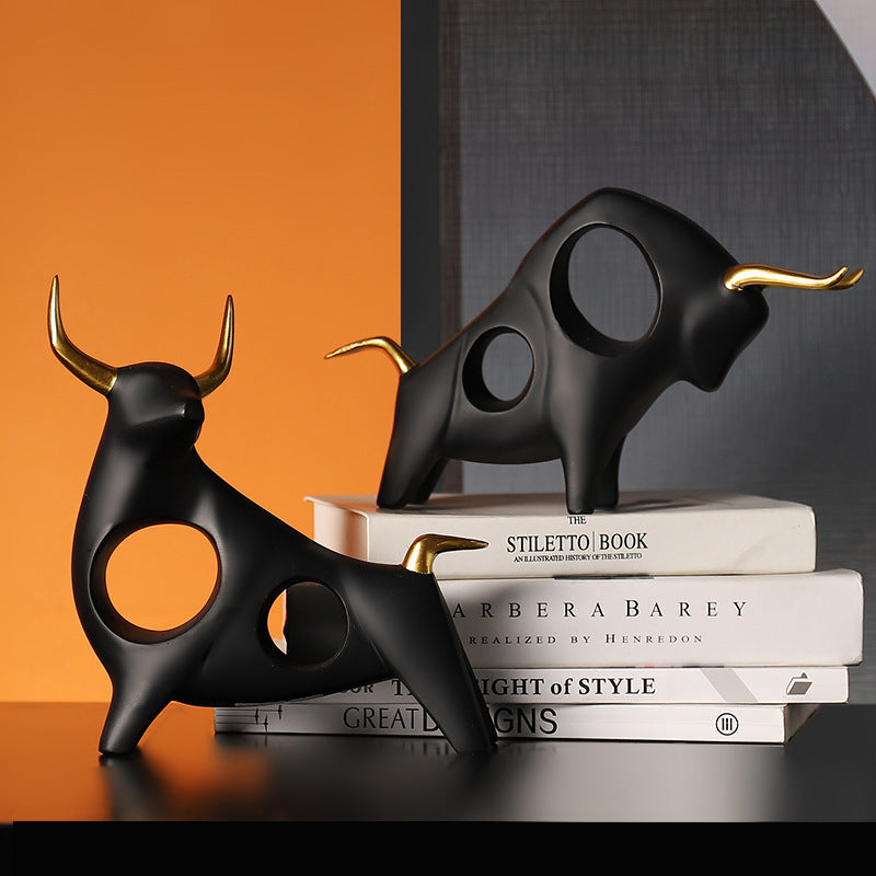 Premium European Style Resin Sculpture - Confident Pose Home Decoration