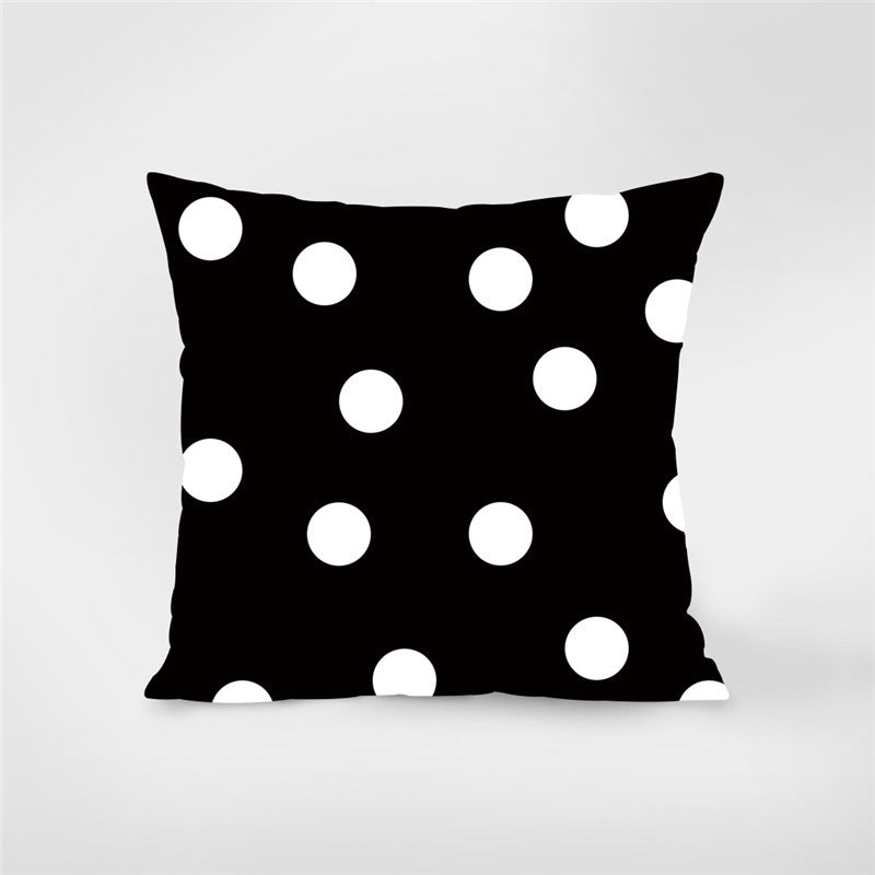 Geometric English Letter Simple And Light Luxury Waist Cushion Pillowcase