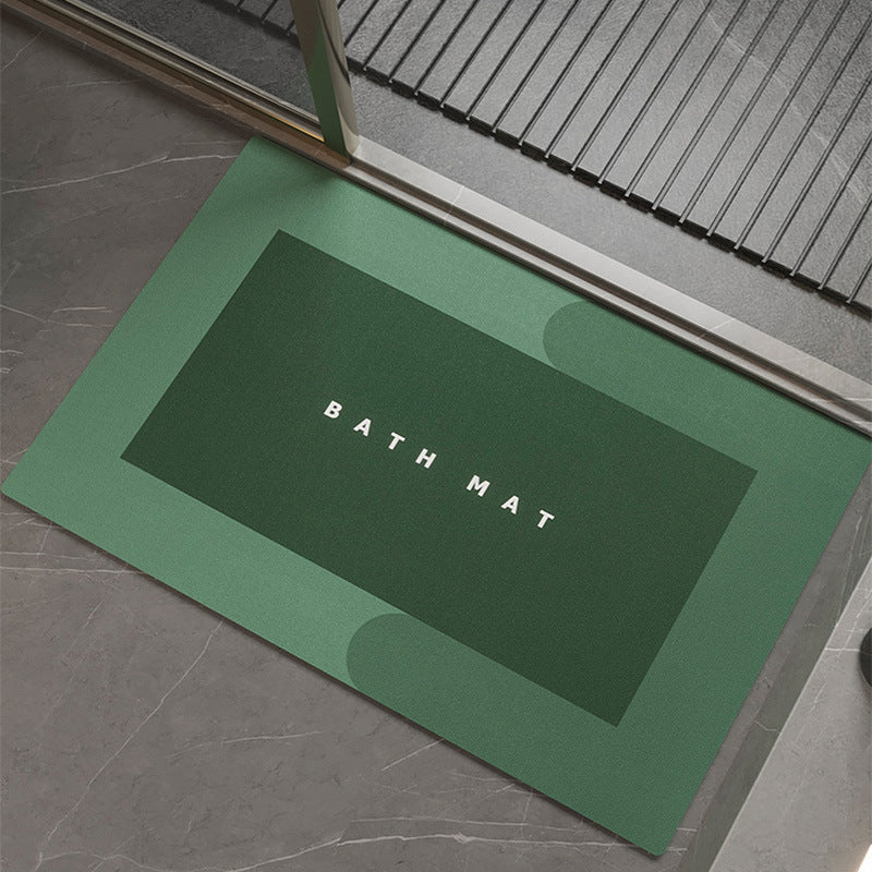Premium Diatom Mud Absorbent Bathroom Mat - Quick-Dry Non-Slip