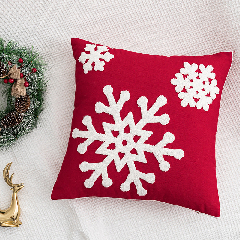 Festival Living Room Bedroom Decoration Background Cushion Red Pillowcase