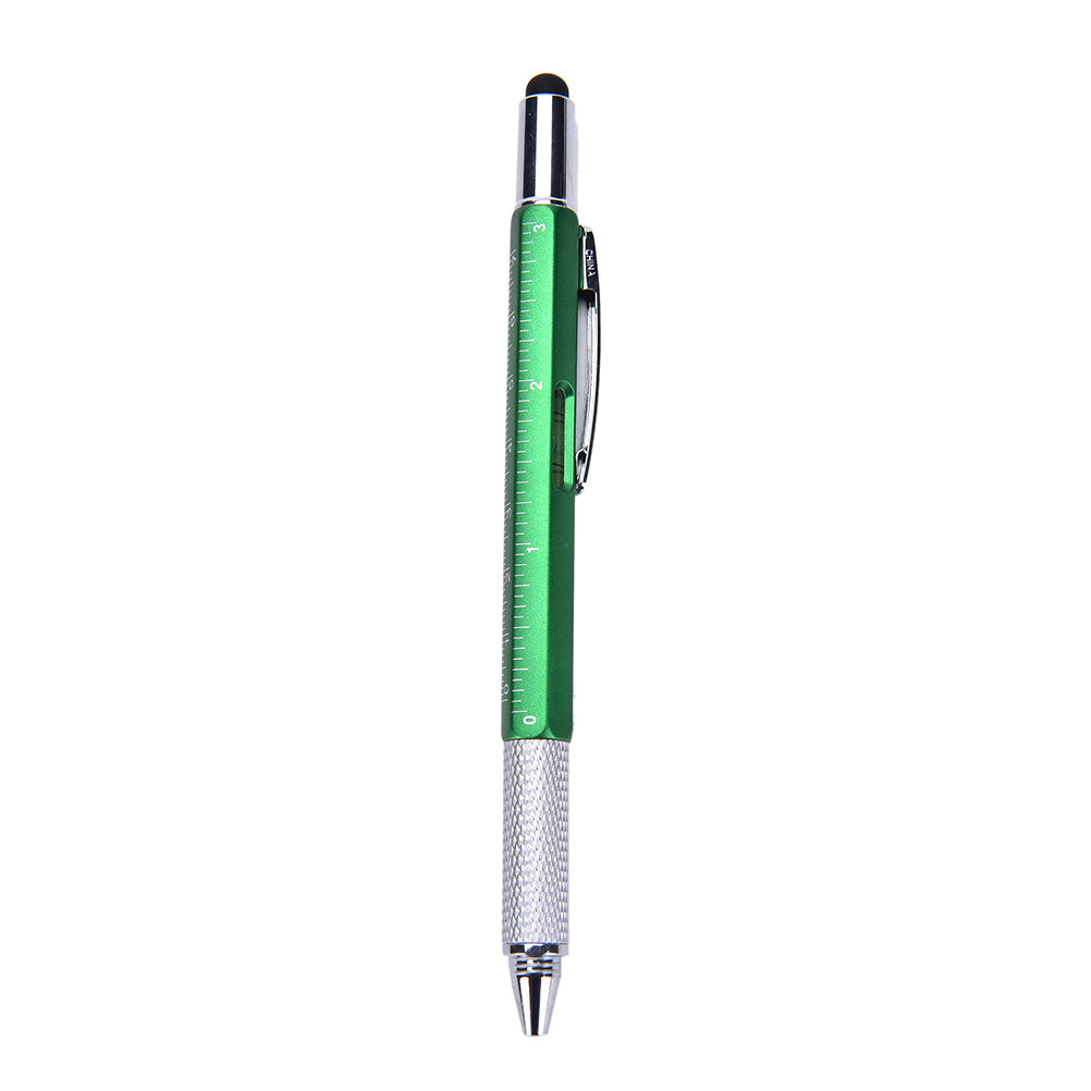 6-in-1 Multifunctional Stylus Pen - Touch Screen Pen with Ruler, Screwdriver & Spirit Level