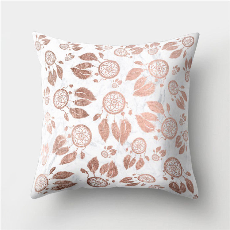 Leather Velvet Pillowcase Sofa Cushion Cover - Luxury Textured Throw Pillow for Home