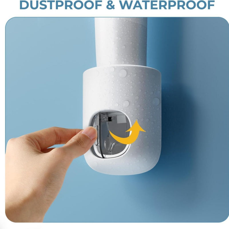 Bathroom Home Dormitory Automatic Wall Mounted Toothpaste Dispenser