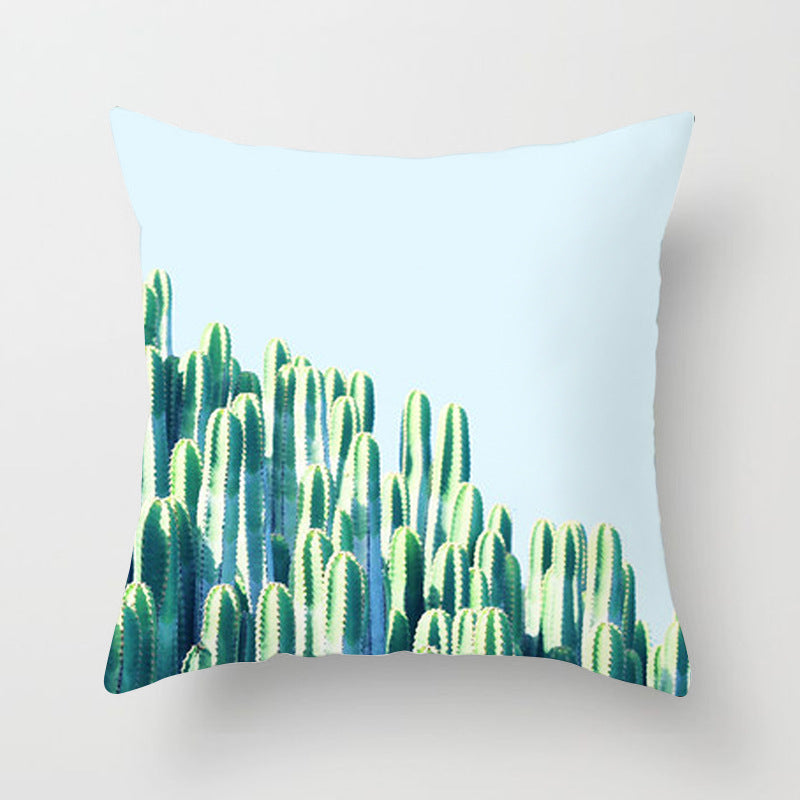 Printed Pillowcase Car Cushion Cover - Decorative Throw Pillow for Vehicle and Home
