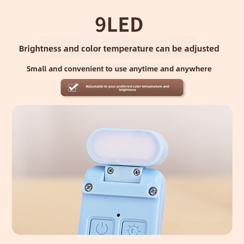 Mini USB Clip Desk Lamp - Flexible LED Task Light for Office & Study