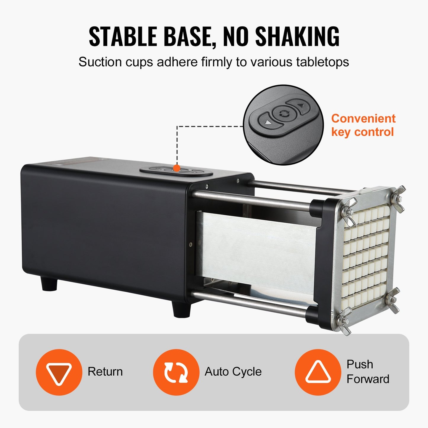 Electric French Fry Cutter Stainless Steel Potato Vegetable Slicer Chopper