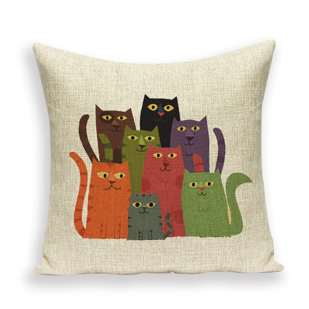 Linen Velvet Sofa Pillow Cushion Backrest