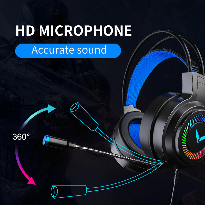 Gaming Headsets - 7.1 Surround Sound USB/3.5mm Wired Headphones with Microphone