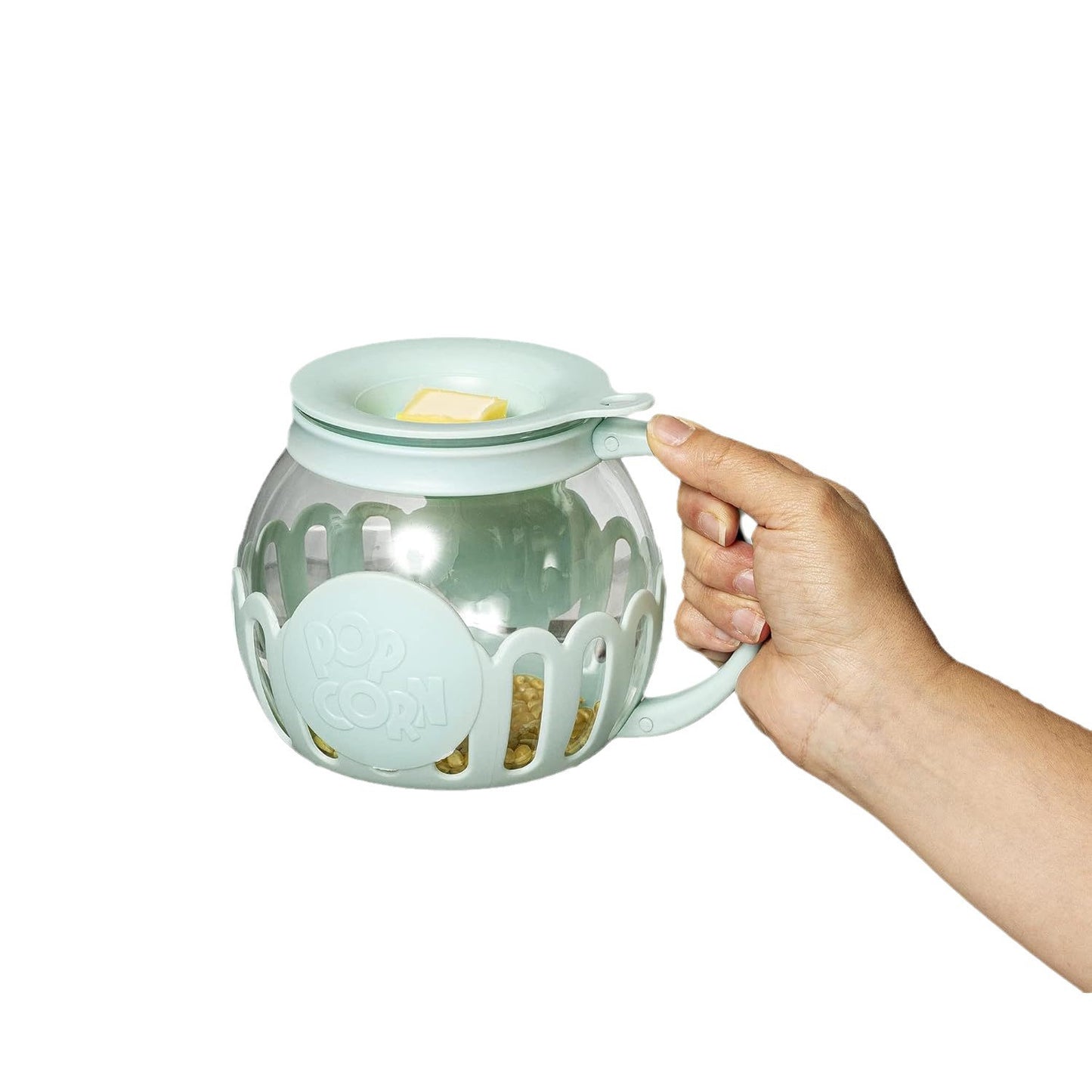 Glass Microwave Popcorn Popper