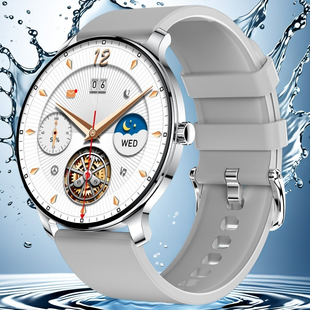 2025 New 1.43-inch AMOLED Screen Disc Ultra Thin Smart Watch Fitness Tracker