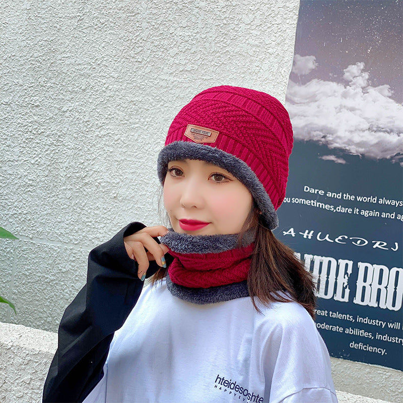 Premium Winter Beanie Hat & Scarf Set - Thick Fleece Lined Knit Cap with Neck Warmer for Men & Women