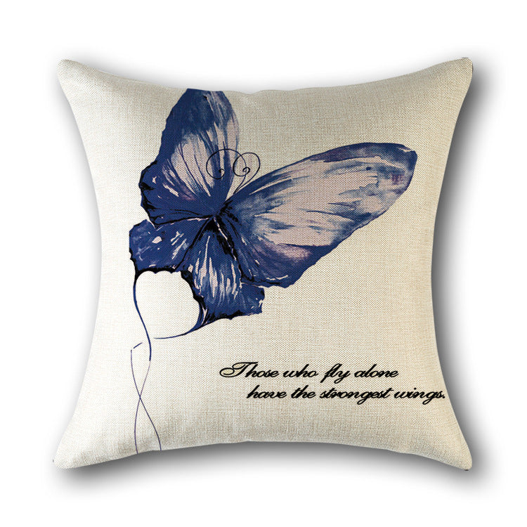 Cotton Linen Throw Pillow Cushion Cover Sofa Office