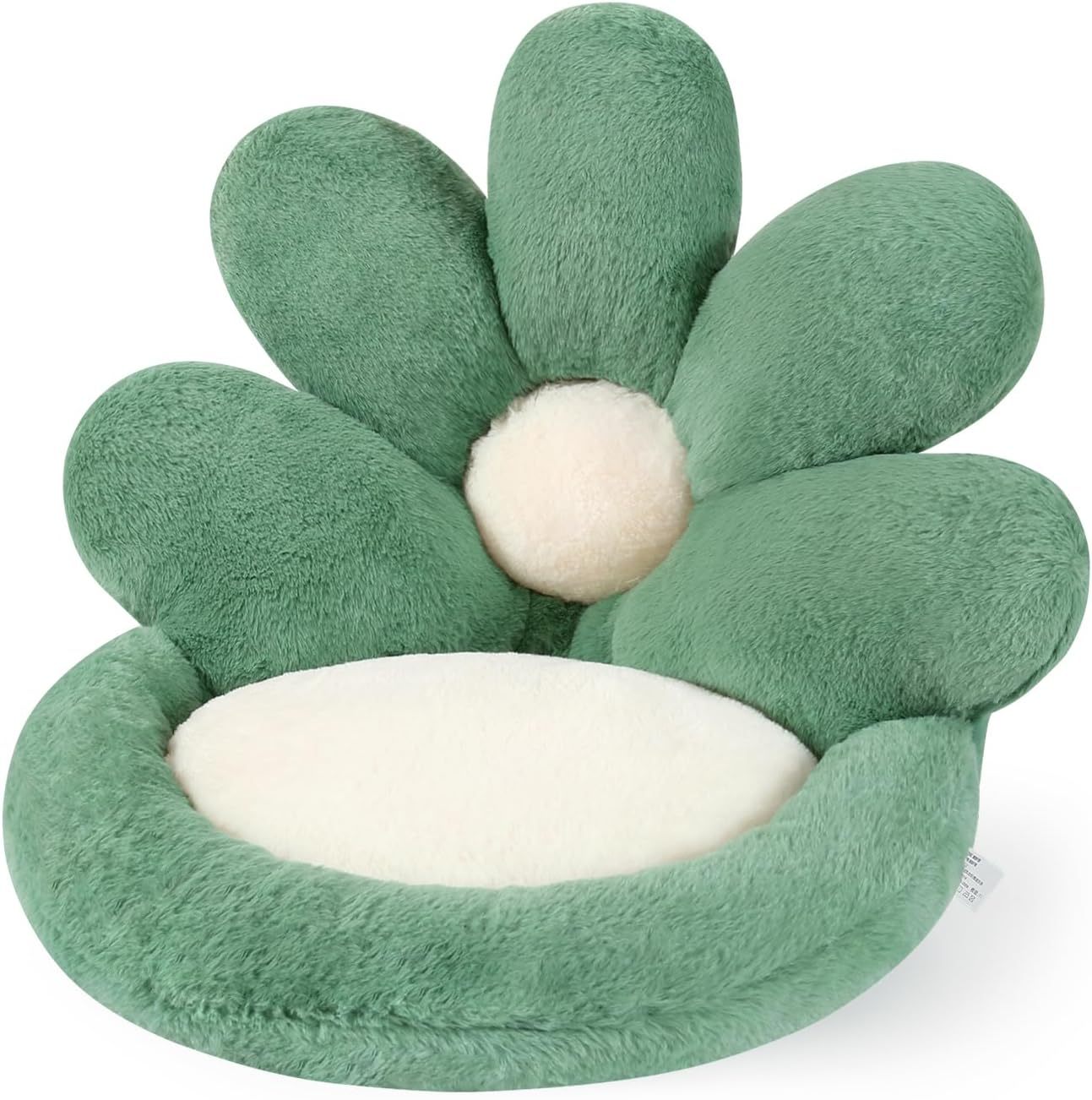 Round Nesting Cat Scratching Board - Flower Shape Seat Cushion Comfy Gaming Chair Pet Mat 19 Inch