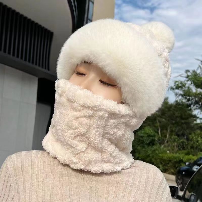 Women's Outdoor Hat - Ear & Wind Protection Single-Layer Fleece-Lined Winter Cap