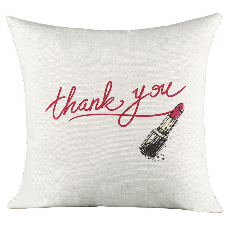Love Character Language Cushion Celebrity Famous Words Pillow Cover