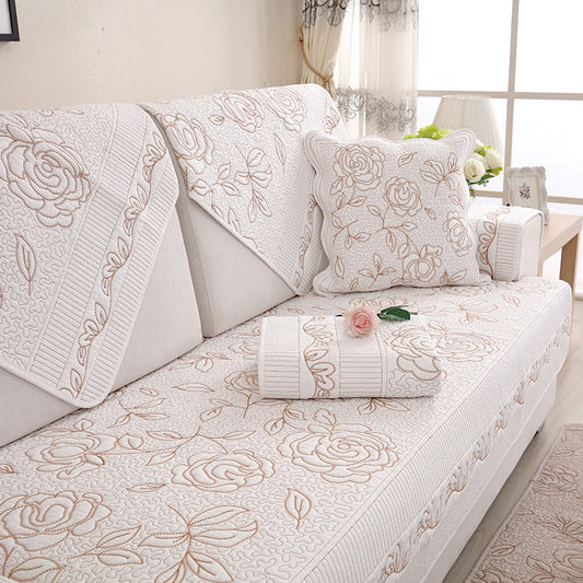 European style washed cotton sofa cushion