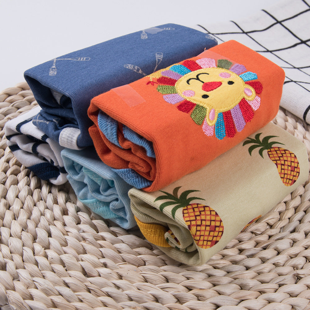 Baby Triangle Bibs 5-Pack - Soft Cotton Bandana Drool Bibs for Infants & Toddlers