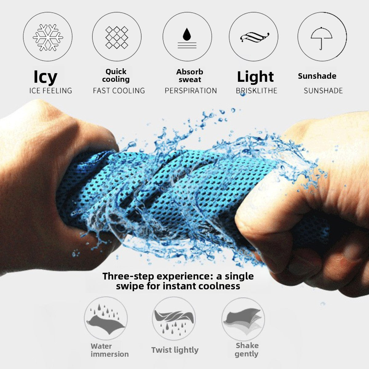 Instant Cooling Sports Towel - Quick-Dry Performance