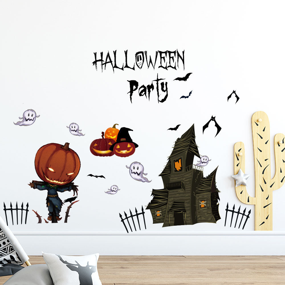 Halloween Wall Stickers - Large Spooky Decor Set
