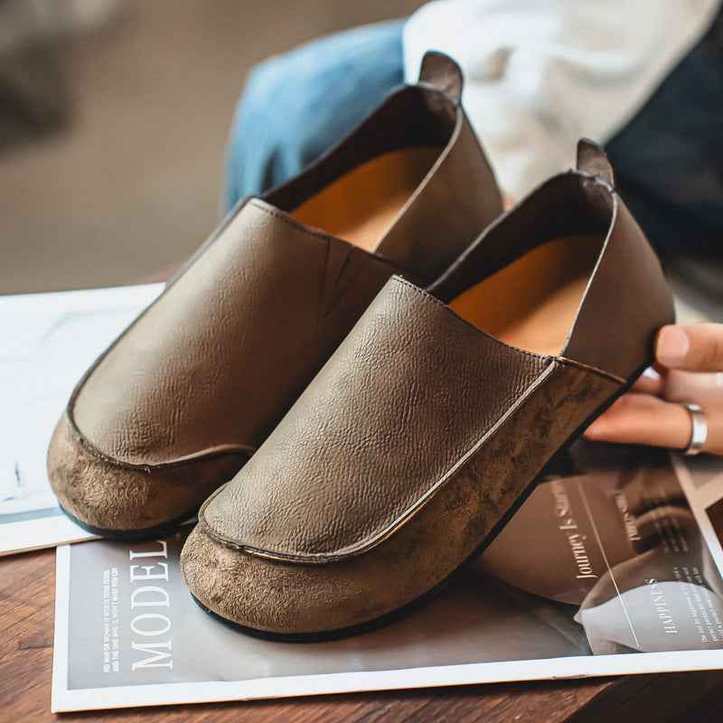 Men's Versatile Slip-on Casual Shoes With Soft Soles