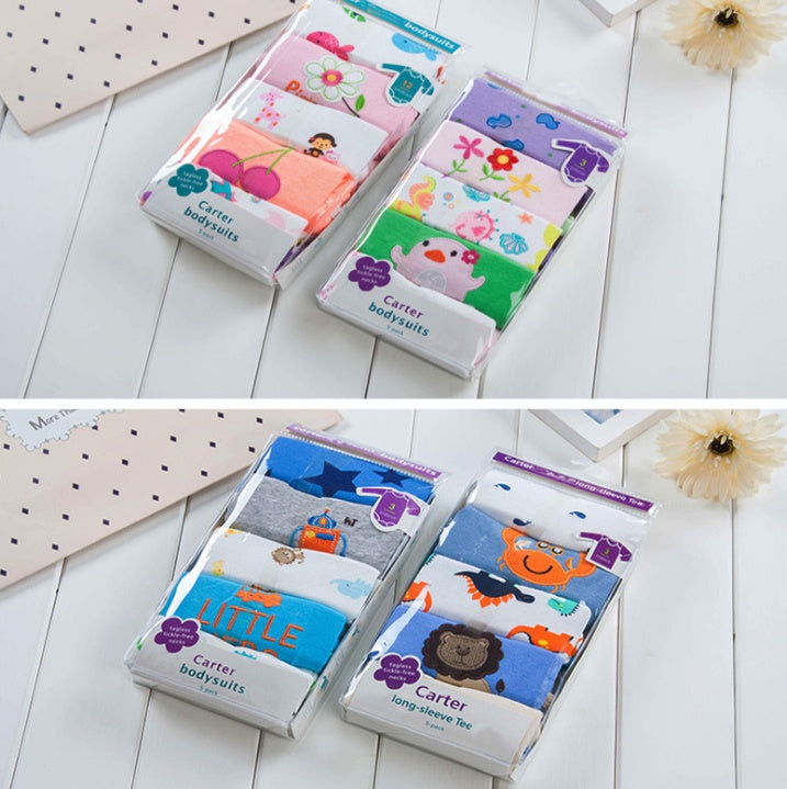 Long-Sleeved Cotton Baby Romper - Soft Triangle Bodysuit Onesie for Autumn