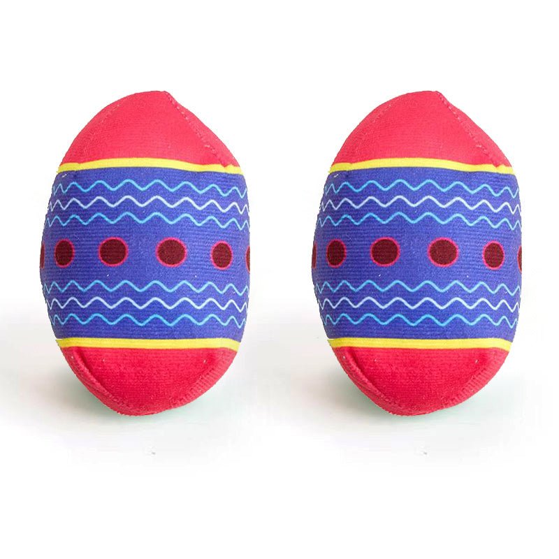 Easter Egg Toys for Pet - Interactive Dog Egg Toy with Squeaky Sound for Aggressive Chewers