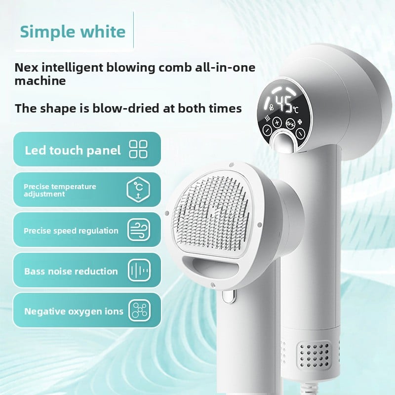 Professional Pet Hair Dryer & Grooming Tool - 2-in-1 Design