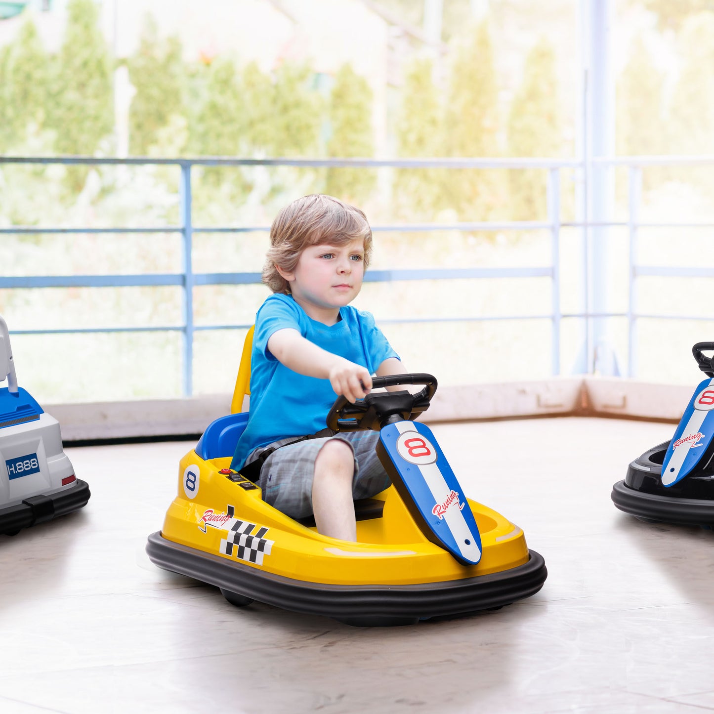 12V Kids Bumper Car Twins Motor with Parent Remote Control