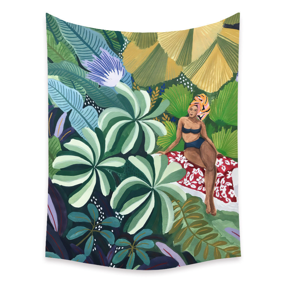 Bedroom Wall Decor Background Fabric Tapestry - Large Decorative Wall Hanging for Home