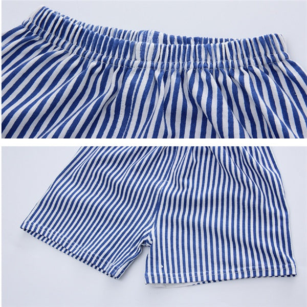 Cartoon Baby Clothing Set - Summer T-Shirt & Shorts Outfit for Boys & Girls
