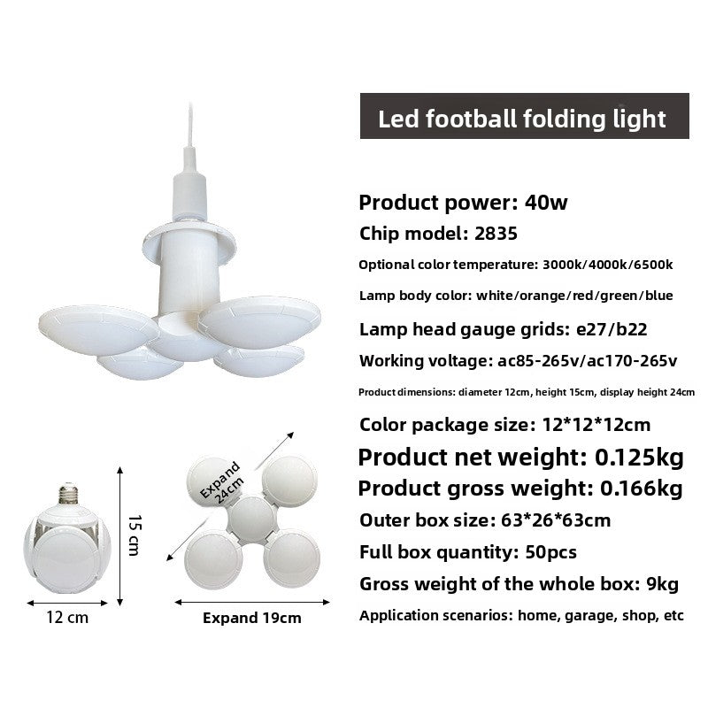 Portable Solar LED Bulb Light - 50W Emergency Camping Lantern