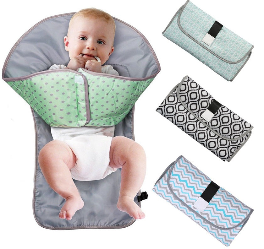 Portable Baby Changing Pad - Waterproof Foldable Travel Mat