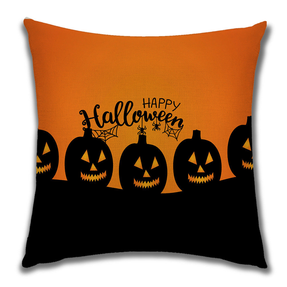 Cartoon Pumpkin Castle Sofa Cushion Cushion Pillowcase