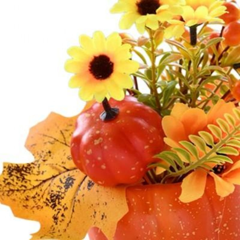 Artificial Pumpkin Flower Autumn Pumpkin Ornaments A