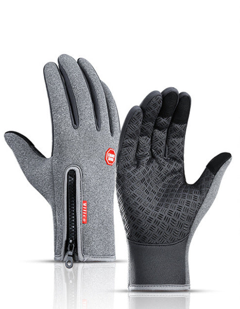 Winter Touch Screen Gloves - Waterproof Sports Gloves with Fleece
