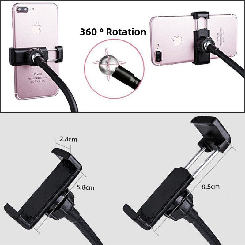 Professional LED Ring Light Stand - 70cm Adjustable Streaming Setup