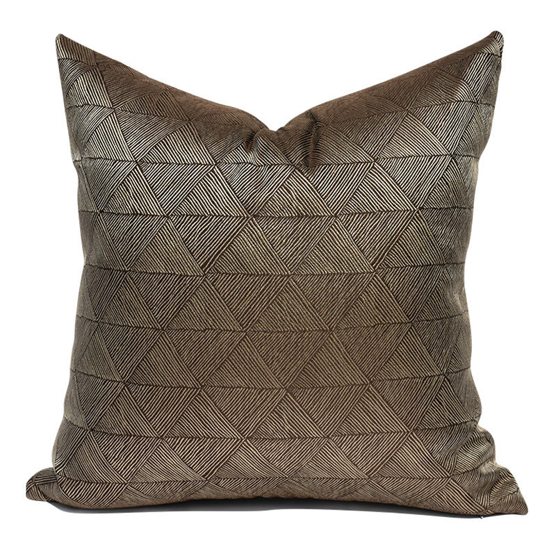 Modern Minimalist Brown Living Room Sofa Cushion Cushion