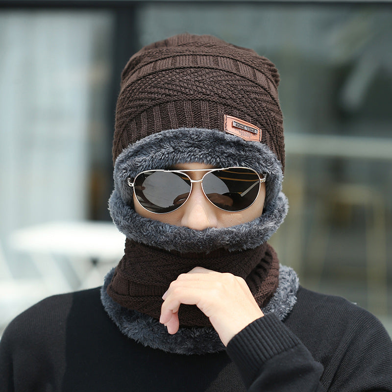 Premium Winter Beanie Hat & Scarf Set - Thick Fleece Lined Knit Cap with Neck Warmer for Men & Women