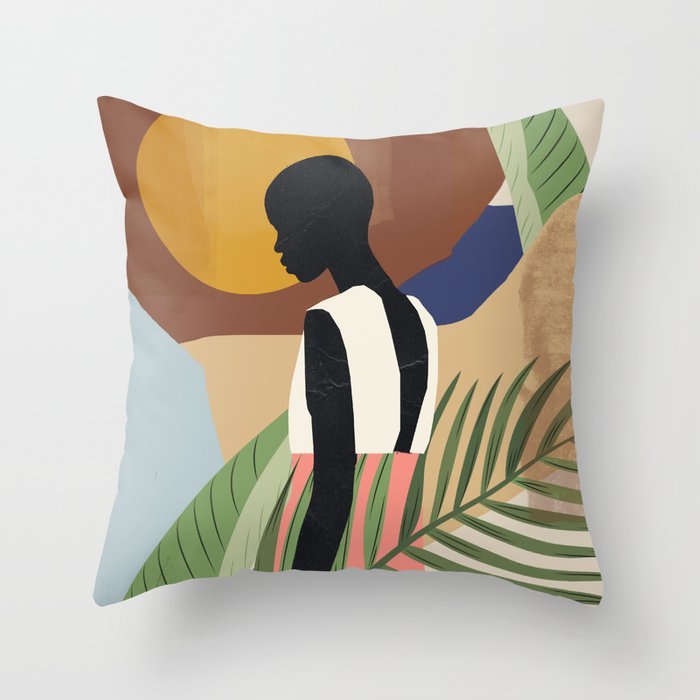 Abstract Geometric Portrait Pillowcase - Modern Art Home Sofa Cushion Pillow Cover