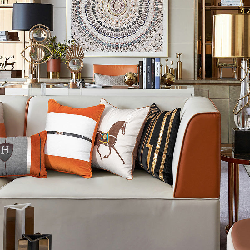 Bedroom Model Room Living Room Bedside Large Backrest Cushion Lumbar Pillowcase